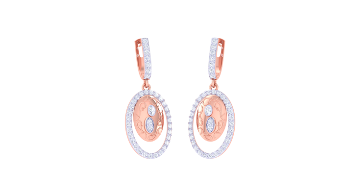 ER90373- Jewelry CAD Design -Earrings, Drop Earrings, Light Weight Collection