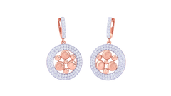 ER90376- Jewelry CAD Design -Earrings, Drop Earrings, Light Weight Collection