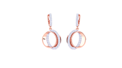 ER90384- Jewelry CAD Design -Earrings, Drop Earrings, Light Weight Collection