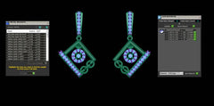 ER90392- Jewelry CAD Design -Earrings, Drop Earrings, Light Weight Collection