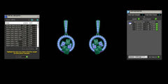 ER90398- Jewelry CAD Design -Earrings, Drop Earrings, Light Weight Collection