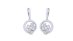 ER90398- Jewelry CAD Design -Earrings, Drop Earrings, Light Weight Collection