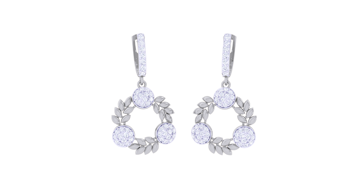 ER90437- Jewelry CAD Design -Earrings, Drop Earrings, Light Weight Collection