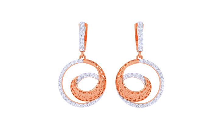ER90439- Jewelry CAD Design -Earrings, Drop Earrings, Light Weight Collection