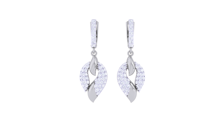 ER90451- Jewelry CAD Design -Earrings, Drop Earrings, Light Weight Collection