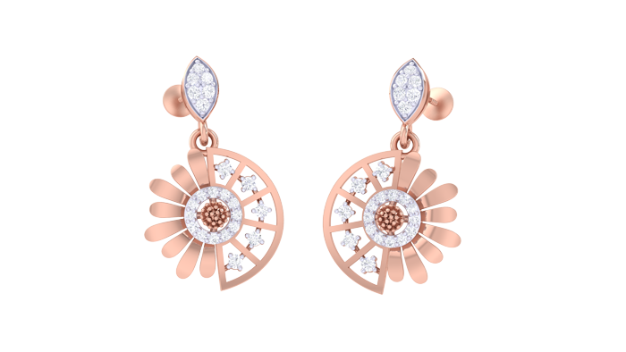 ER90500- Jewelry CAD Design -Earrings, Drop Earrings, Light Weight Collection