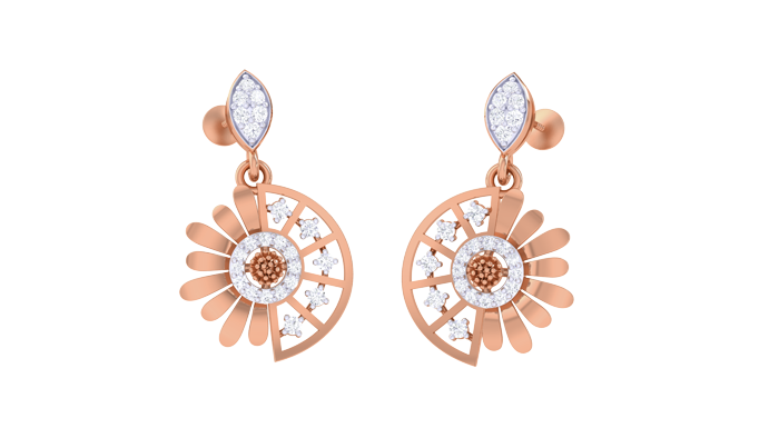 ER90500- Jewelry CAD Design -Earrings, Drop Earrings, Light Weight Collection