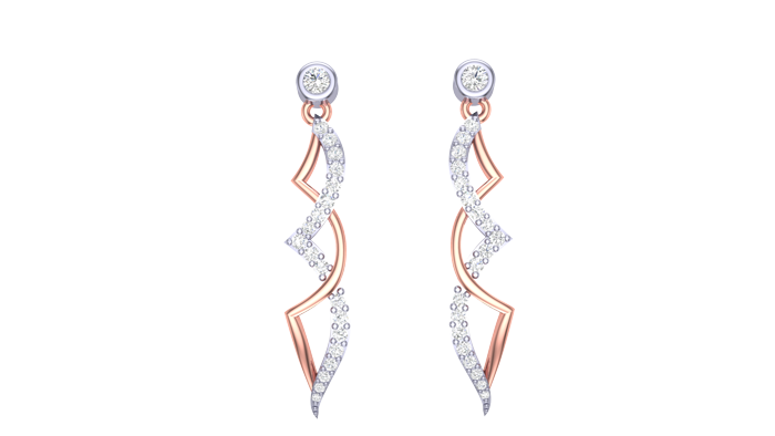 ER90575- Jewelry CAD Design -Earrings, Drop Earrings, Light Weight Collection