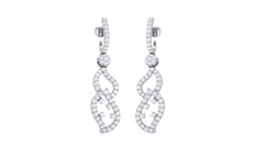 ER90586- Jewelry CAD Design -Earrings, Drop Earrings, Light Weight Collection
