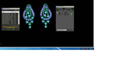 ER90862- Jewelry CAD Design -Earrings, Drop Earrings, Light Weight Collection