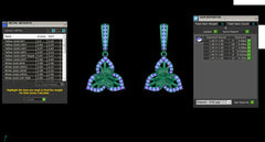 ER90940- Jewelry CAD Design -Earrings, Drop Earrings, Light Weight Collection