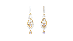 ER90669- Jewelry CAD Design -Earrings, Drop Earrings, Pearl Collection, Light Weight Collection