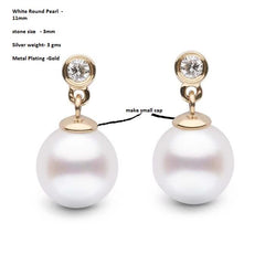 ER90672- Jewelry CAD Design -Earrings, Drop Earrings, Pearl Collection, Light Weight Collection