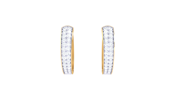 ER90088- Jewelry CAD Design -Earrings, Hoop Earrings, Light Weight Collection