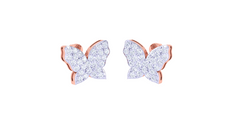 ER90056- Jewelry CAD Design -Earrings, Stud Earrings, Butterfly Collection