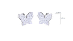 ER90056- Jewelry CAD Design -Earrings, Stud Earrings, Butterfly Collection