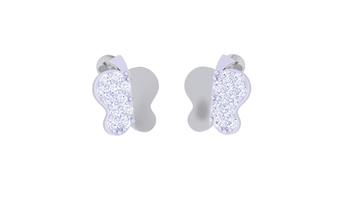 ER90070- Jewelry CAD Design -Earrings, Stud Earrings, Butterfly Collection