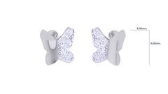 ER90071- Jewelry CAD Design -Earrings, Stud Earrings, Butterfly Collection