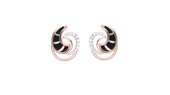 ER90022- Jewelry CAD Design -Earrings, Stud Earrings, Enamel Collection, Light Weight Collection