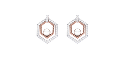 ER90033- Jewelry CAD Design -Earrings, Stud Earrings, Enamel Collection, Light Weight Collection