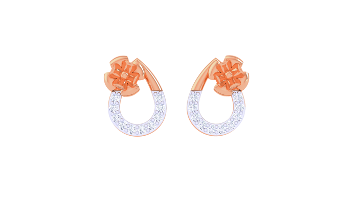 ER90063- Jewelry CAD Design -Earrings, Stud Earrings
