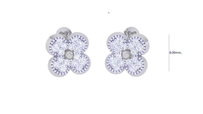 ER90065- Jewelry CAD Design -Earrings, Stud Earrings