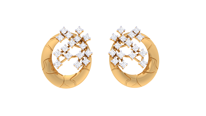 ER90148- Jewelry CAD Design -Earrings, Stud Earrings