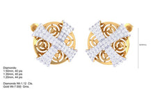 ER90194- Jewelry CAD Design -Earrings, Stud Earrings