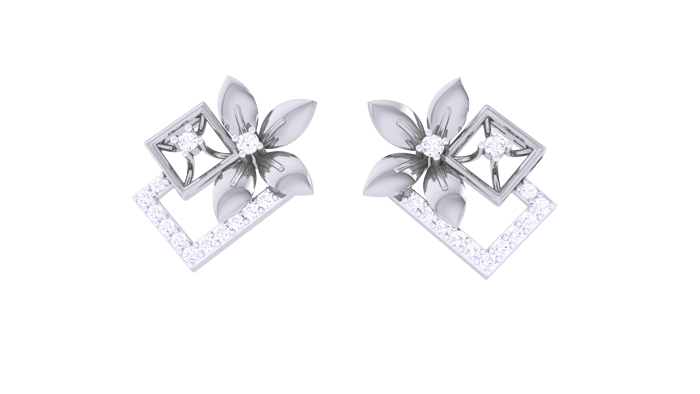 ER90136- Jewelry CAD Design -Earrings, Stud Earrings, Fancy Collection, Light Weight Collection