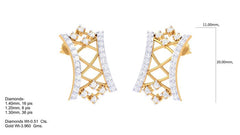 ER90137- Jewelry CAD Design -Earrings, Stud Earrings, Fancy Collection, Light Weight Collection