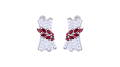 ER90446- Jewelry CAD Design -Earrings, Stud Earrings, Fancy Diamond Collection, Light Weight Collection