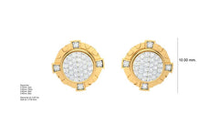 ER90002- Jewelry CAD Design -Earrings, Stud Earrings, Light Weight Collection