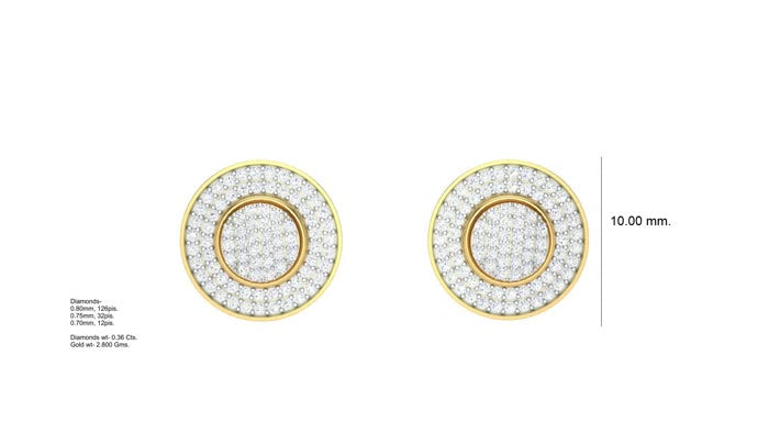 ER90003- Jewelry CAD Design -Earrings, Stud Earrings, Light Weight Collection