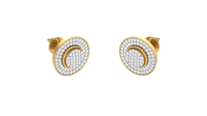 ER90003- Jewelry CAD Design -Earrings, Stud Earrings, Light Weight Collection