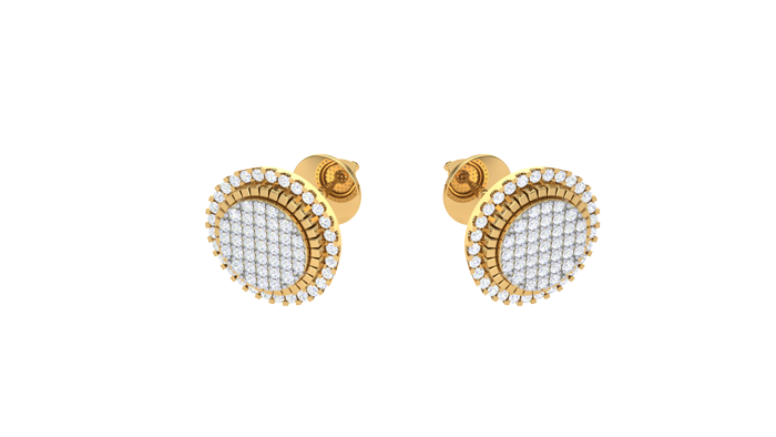 ER90004- Jewelry CAD Design -Earrings, Stud Earrings, Light Weight Collection