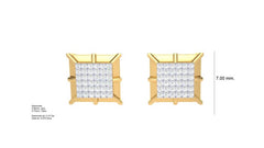 ER90006- Jewelry CAD Design -Earrings, Stud Earrings, Light Weight Collection