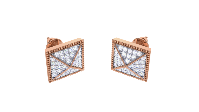 ER90008- Jewelry CAD Design -Earrings, Stud Earrings, Light Weight Collection