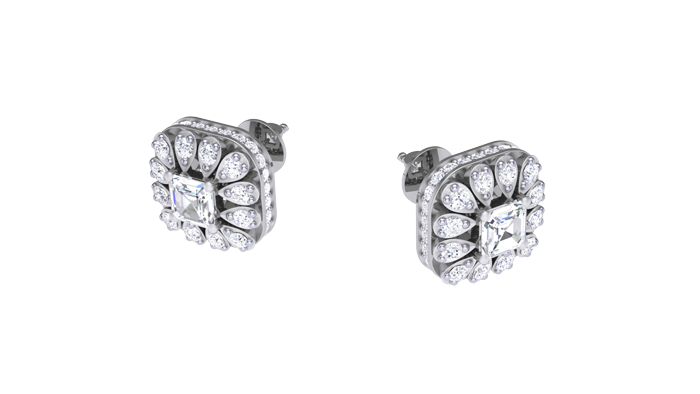 ER90012- Jewelry CAD Design -Earrings, Stud Earrings, Light Weight Collection