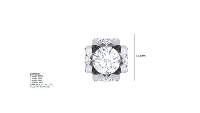 ER90014- Jewelry CAD Design -Earrings, Stud Earrings, Light Weight Collection