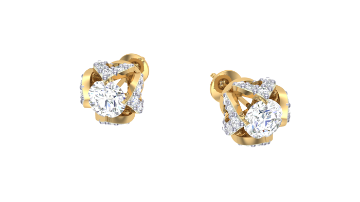 ER90014- Jewelry CAD Design -Earrings, Stud Earrings, Light Weight Collection