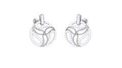 ER90081- Jewelry CAD Design -Earrings, Stud Earrings, Light Weight Collection