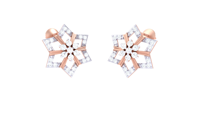 ER90084- Jewelry CAD Design -Earrings, Stud Earrings, Light Weight Collection