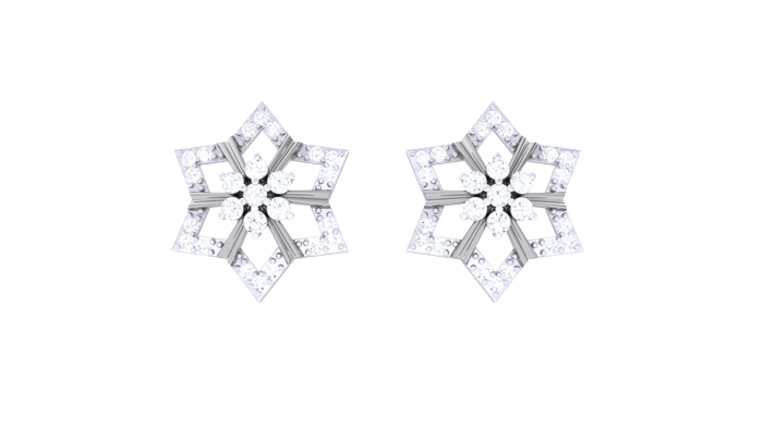 ER90084- Jewelry CAD Design -Earrings, Stud Earrings, Light Weight Collection