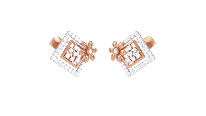ER90085- Jewelry CAD Design -Earrings, Stud Earrings, Light Weight Collection