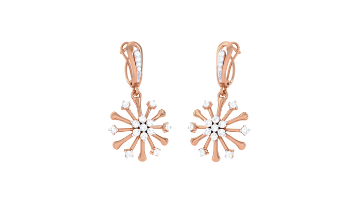 ER90095- Jewelry CAD Design -Earrings, Stud Earrings, Light Weight Collection