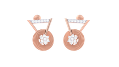 ER90096- Jewelry CAD Design -Earrings, Stud Earrings, Light Weight Collection