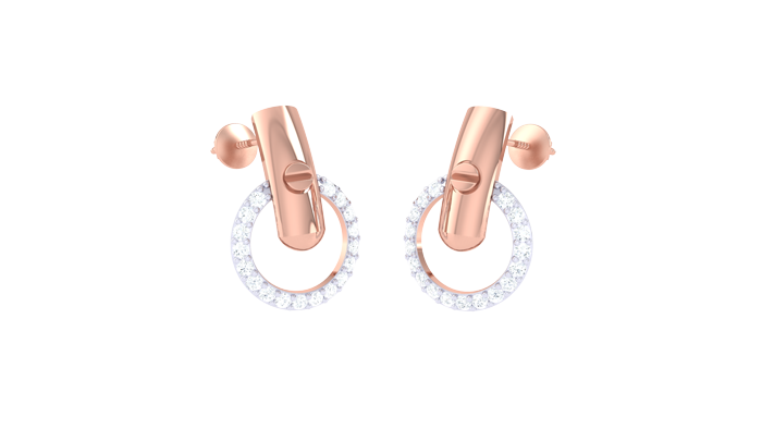 ER90098- Jewelry CAD Design -Earrings, Stud Earrings, Light Weight Collection