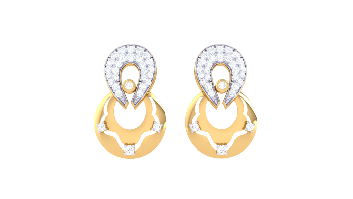 ER90101- Jewelry CAD Design -Earrings, Stud Earrings, Light Weight Collection