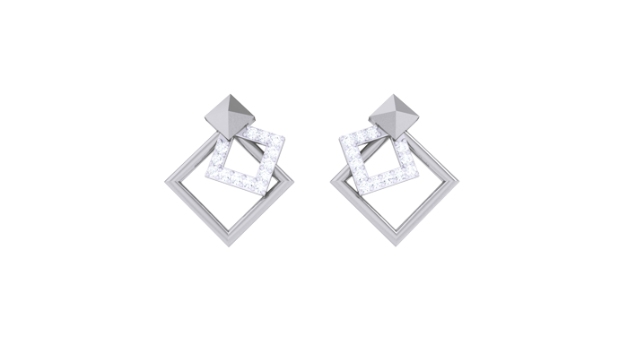ER90102- Jewelry CAD Design -Earrings, Stud Earrings, Light Weight Collection