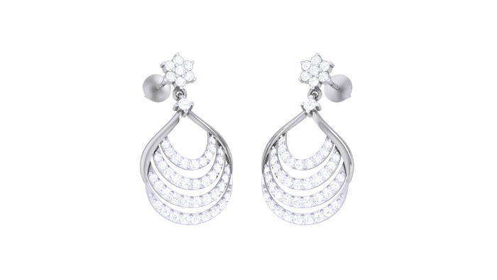 ER90107- Jewelry CAD Design -Earrings, Stud Earrings, Light Weight Collection